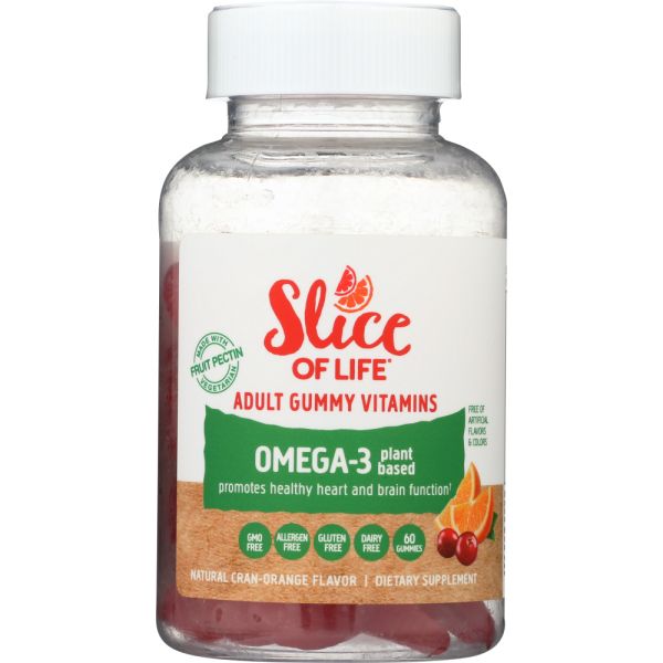SLICE OF LIFE: Omega 3 Gummy, 60 pc