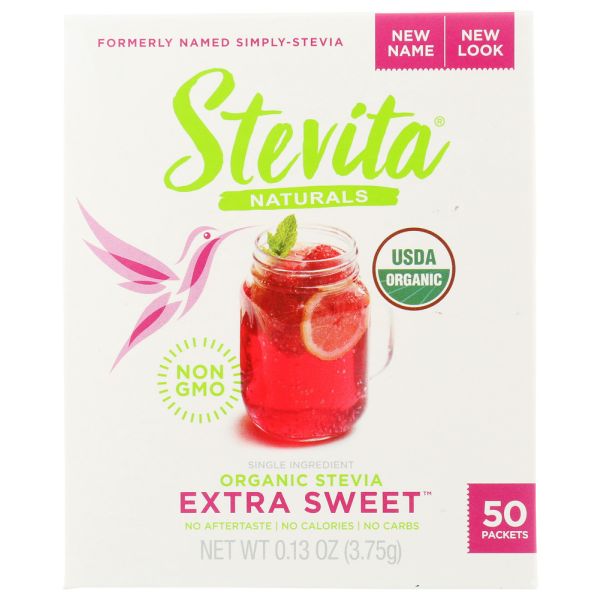 STEVITA: Stevia Simply 50Ct, 0.13 oz