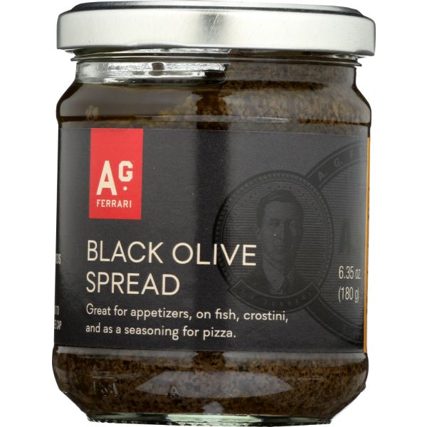 AG FERRARI: Black Olive Spread, 6.35 oz