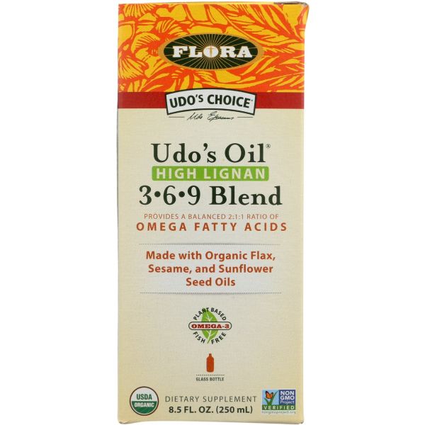 FLORA HEALTH: Udos Oil 3 6 9 Blend, 8.5 fo
