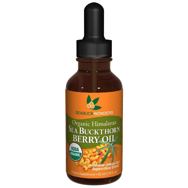 SEABUCKWONDERS: Organic Sea Buckthorn Berry Oil Dropper, 1.76 oz