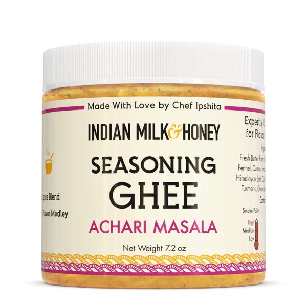 INDIAN MILK & HONEY: Ghee Achari Masala, 7.2 oz