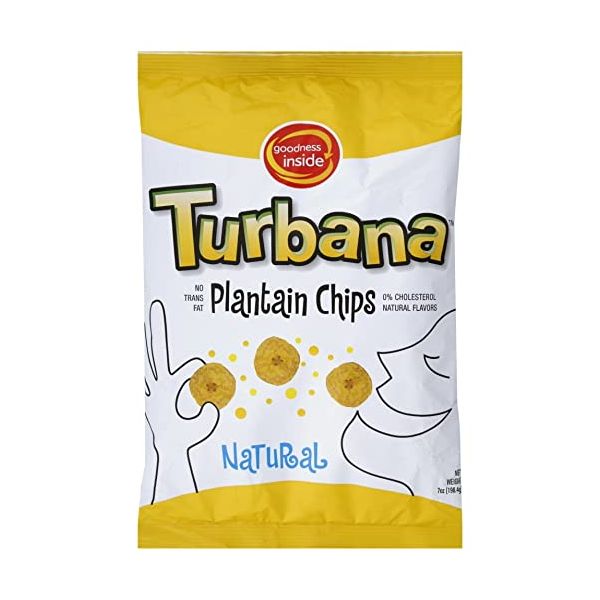 TURBANA: Chip Plantain Natural, 7 oz