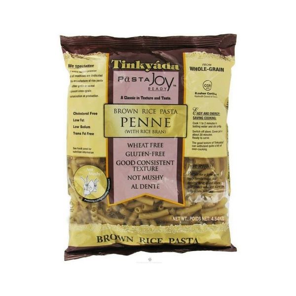 TINKYADA: Pasta Brown Rice Penne, 10 lb