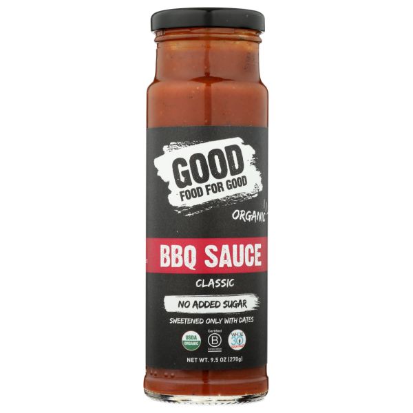 GOOD FOOD FOR GOOD: Classic BBQ Sauce, 9.5 oz