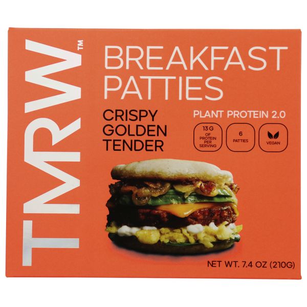 TMRW FOODS: Breakfast Patties, 7.4 oz