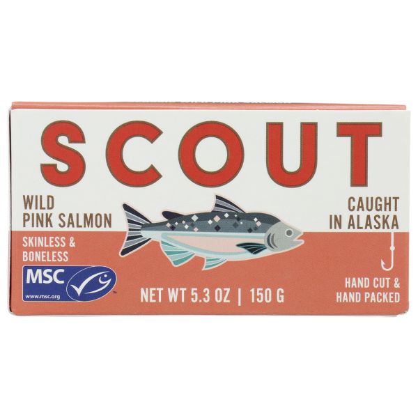 SCOUT: Wild Pink Salmon, 5.3 oz