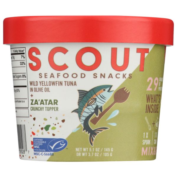 SCOUT: Tuna Zaatar Snack Kit, 5.1 OZ