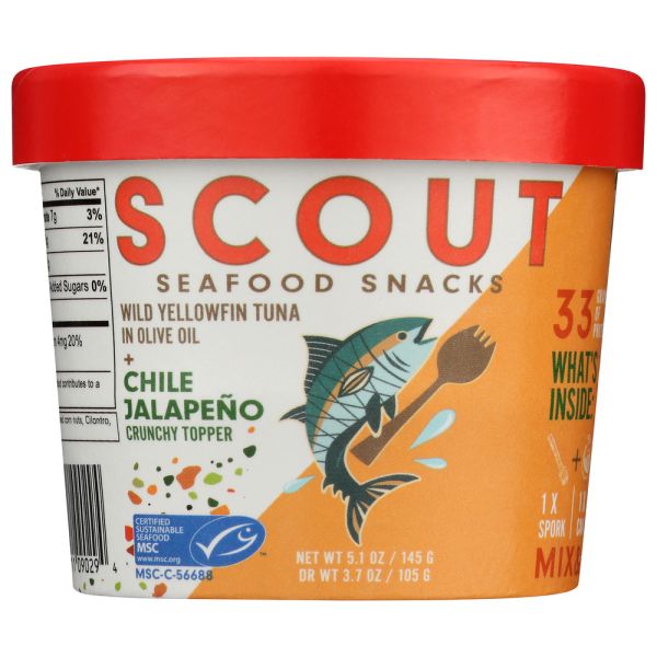 SCOUT: Tuna Chili Jlpn Snk Kit, 5.1 oz