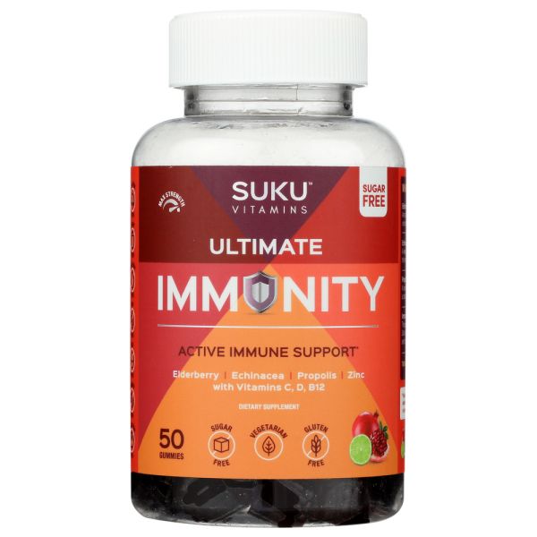 SUKU VITAMINS: Ultimate Immunity Gummies, 50 pc