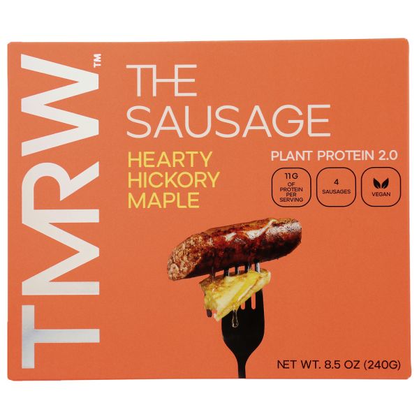 TMRW FOODS: The Sausage Hearty Hickory Maple, 8.5 oz