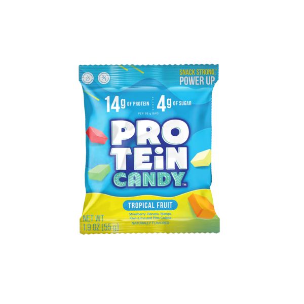 PROTEIN CANDY: Tropical Fruit Candy, 1.9 oz