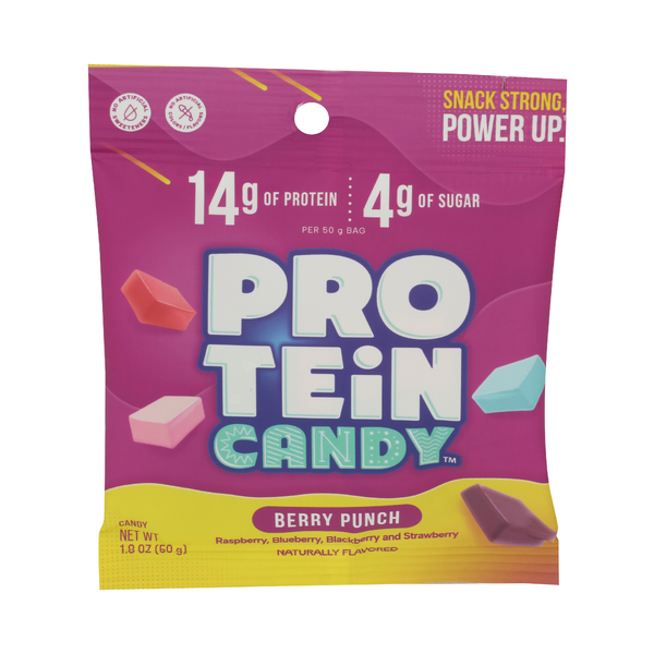 PROTEIN CANDY: Berry Punch Candy, 1.8 oz