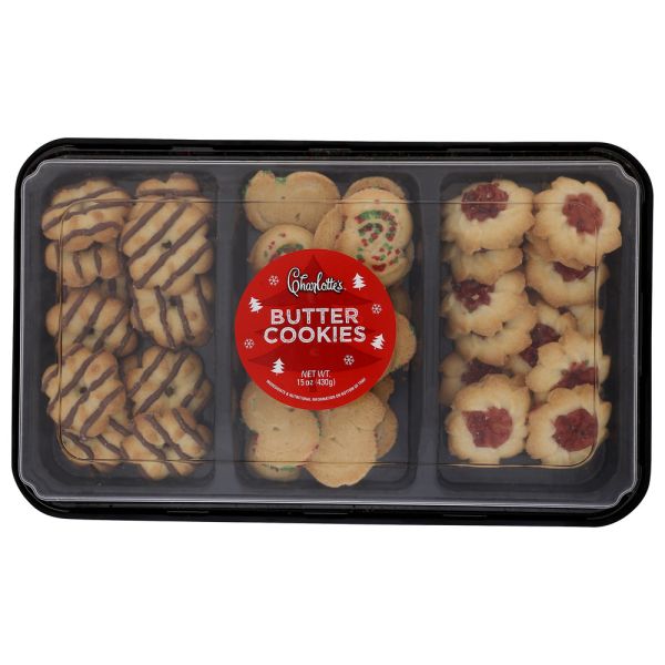 CHARLOTTES: Holiday Cookies Butter Spritz, 15 oz