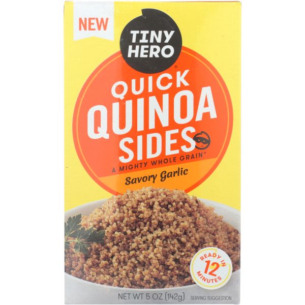 TINY HERO: Quick Quinoa Savory Garlic, 5 oz