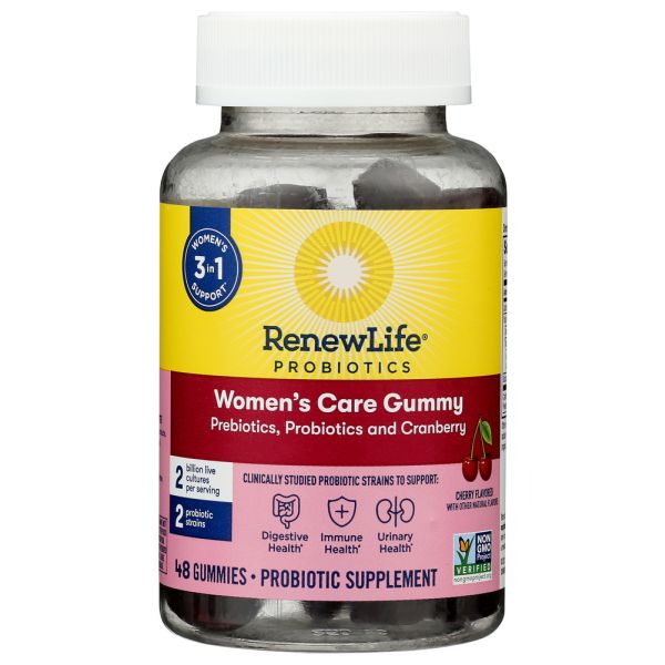 RENEW LIFE: Probiotic Womens Care Gummy, 48 pc