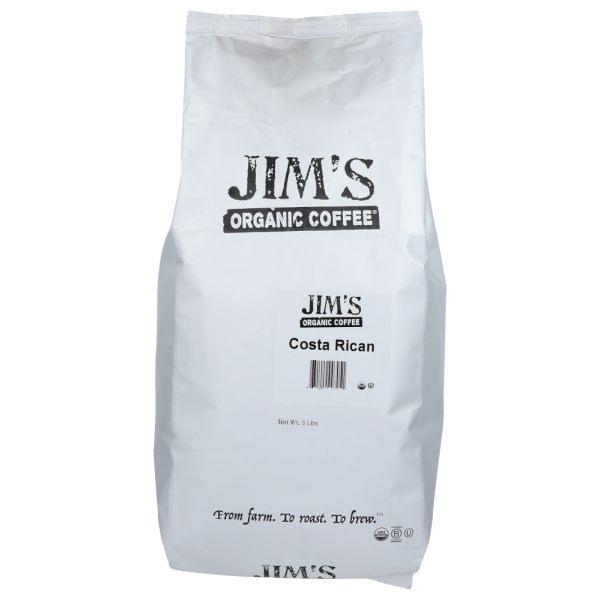 JIMS ORGANIC COFFEE: Organic Costa Rican Coffee, 5 lb