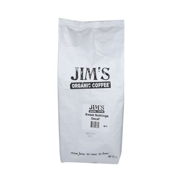 JIMS ORGANIC COFFEE: Organic Sweet Nothings Decaf Coffee, 5 lb