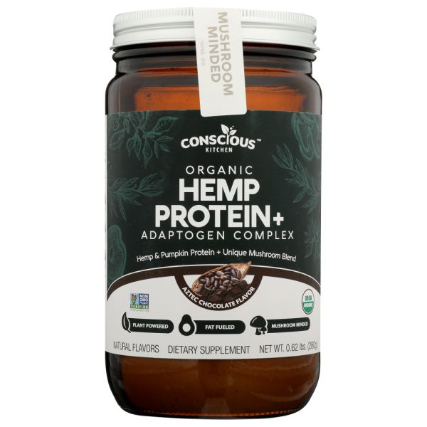 CONSCIOUS KITCHEN: Hemp Protein Aztec Chocolate Organic, 280 gm