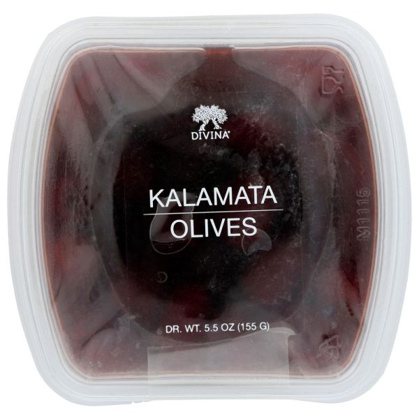 DIVINA: Kalamata Olives, 4.60 oz