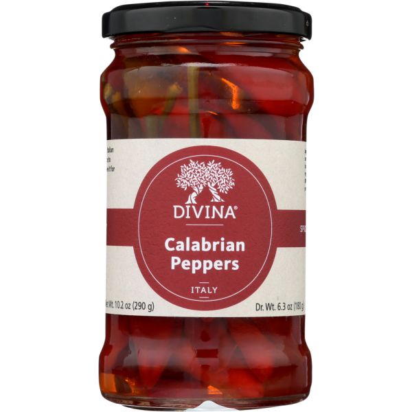 DIVINA: Calabrian Peppers, 9.2 oz