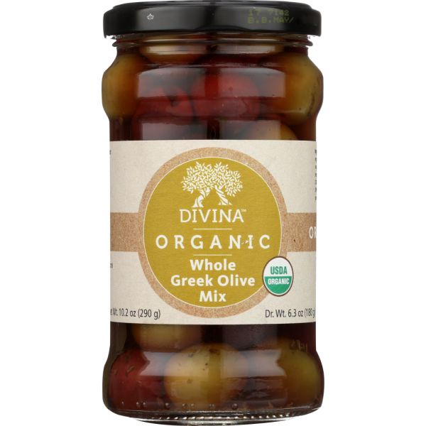 DIVINA: Olive Mix Greek Org, 6.36 oz