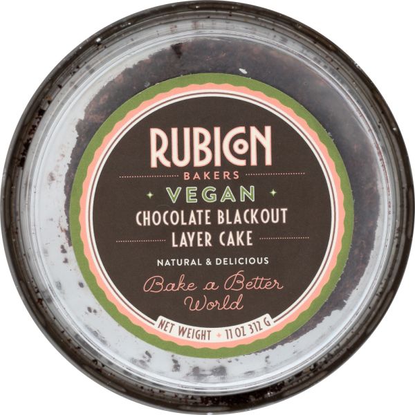 RUBICON BAKERY: Cake Chocolate Blackout Vegan, 11 oz