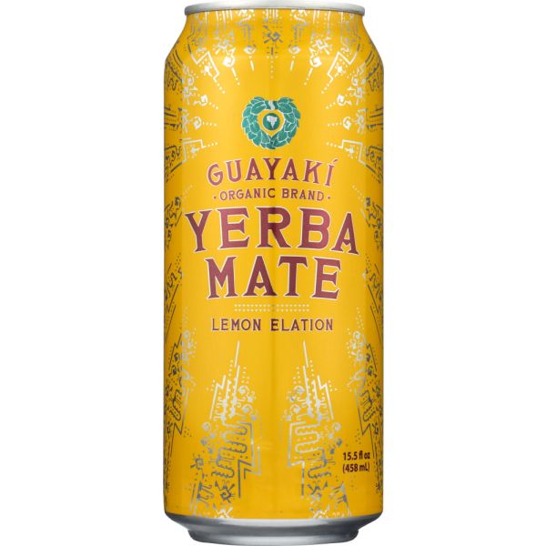 GUAYAKI: Organic Yerba Mate Lemon Elation, 15.5 oz