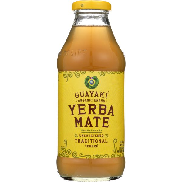 GUAYAKI: Organic Yerba Mate Unsweetened Traditional Terere, 16 oz