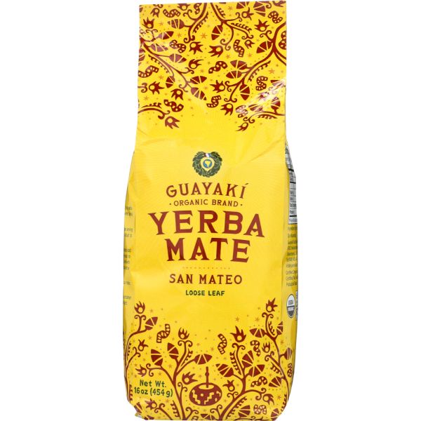 GUAYAKI: San Mateo Loose Leaf Yerba Mate Organic, 16 oz