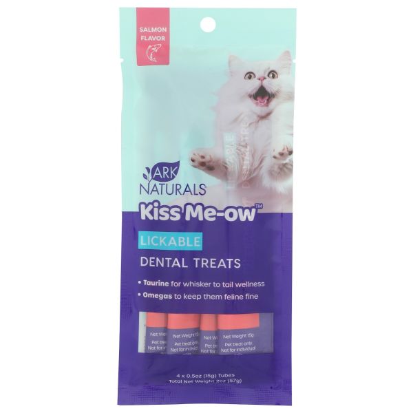 ARK NATURALS: Kiss Me-Ow Lickable Dental Cat Treats Tuna, 2 oz