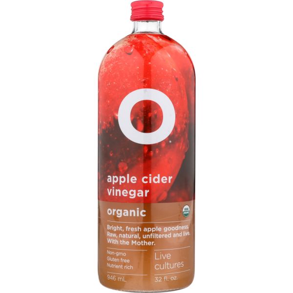 O: Vinegar Apple Cider Organic, 32 oz