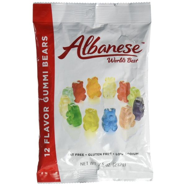 ALBANESE: 12 Flavor Gummi Bears, 7.5 oz