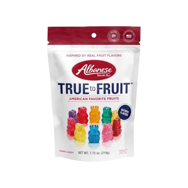 ALBANESE: True To Fruit American Favorite Fruits Gummies, 7.75 oz