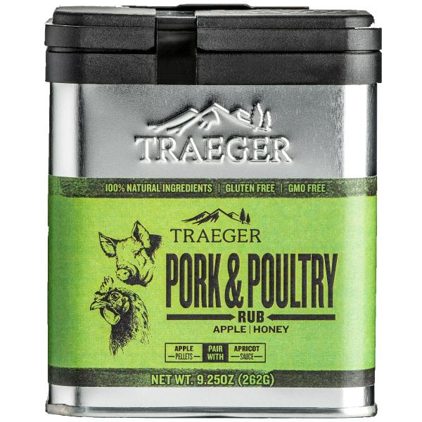TRAEGER: Pork And Poultry Rub Apple Honey, 9.25 oz