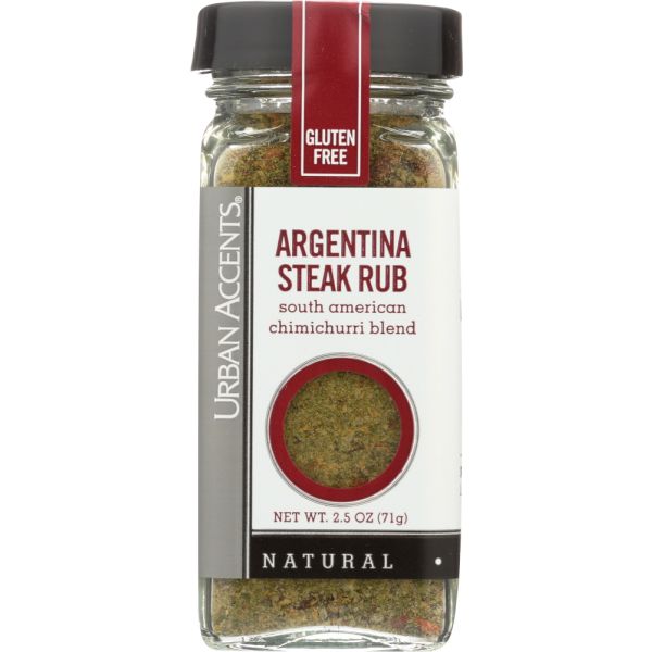 URBAN ACCENTS: Argentina Steak Rub Seasoning, 2.5 oz