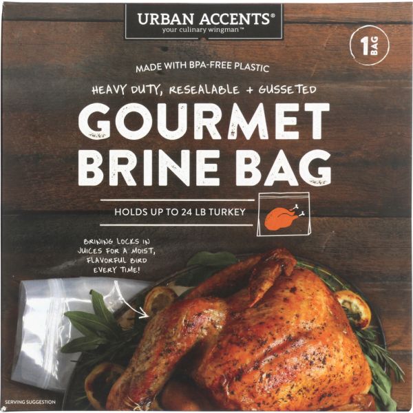 URBAN ACCENTS: Gourmet Brine Bag Seasoning, 1 ct