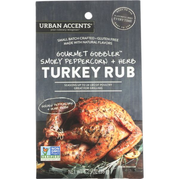 URBAN ACCENTS: Seasoning Rub Turkey Roasting, 1.25 oz