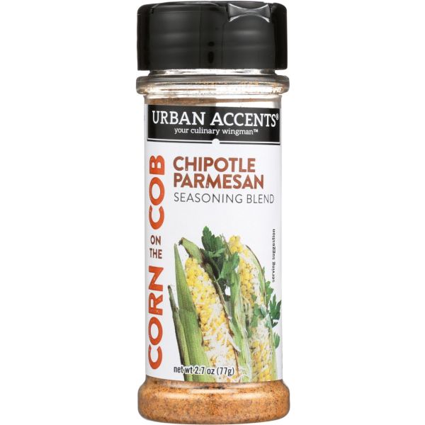 URBAN ACCENTS: Corn On The Cob Chipotle Parmesan Seasoning Blend, 2.7 oz