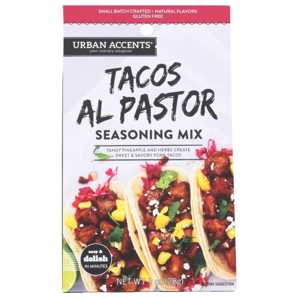 URBAN ACCENTS: Tacos Al Pastor Seasoning Mix, 1 oz
