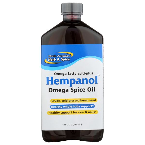 NORTH AMERICAN HERB: Hempanol Infsd Spice Oil, 12 oz