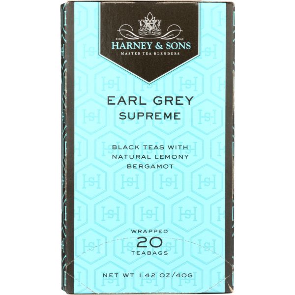 HARNEY & SONS: Tea Earl Grey Supreme, 20 bg