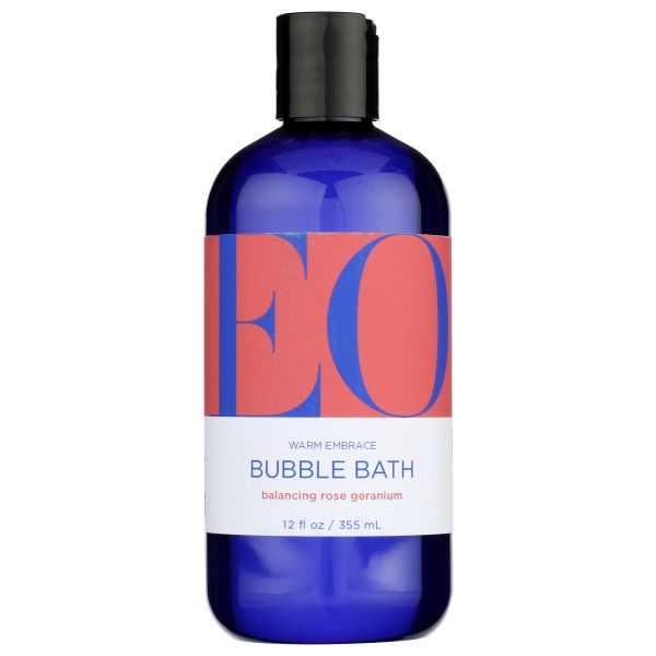 EO: Warm Embrace Rose Geranium Bubble Bath, 12 fo