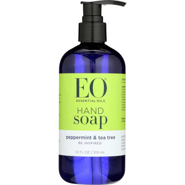 EO: Hand Soap Peppermint Tea Tree, 12 oz