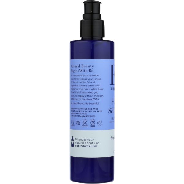 EO Products Hand Sanitizer Gel Lavender, 8 Oz