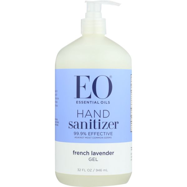 EO:  Hand Sanitizer Gel Lavender, 32 oz