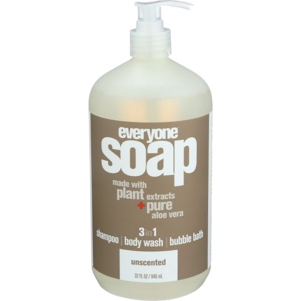 EVERYONE: Soap Liquid Everyone Unscented, 32 oz