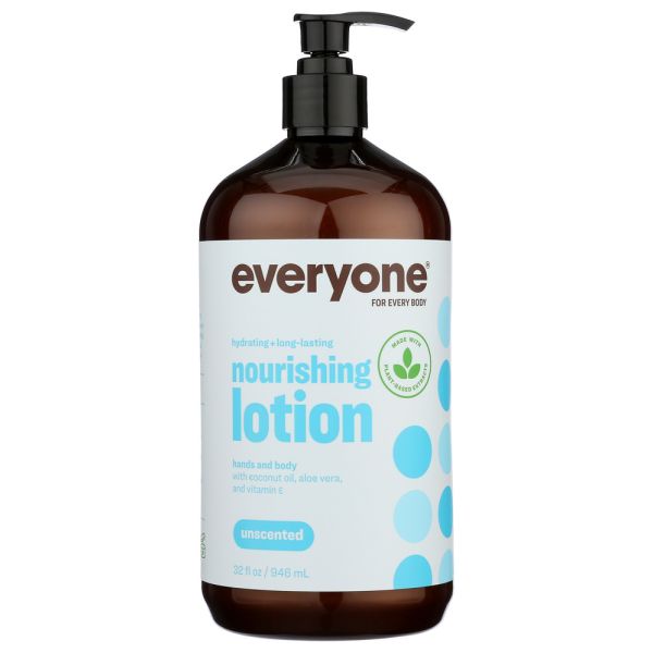 EVERYONE: Nourishing Unscented Lotion, 32 oz