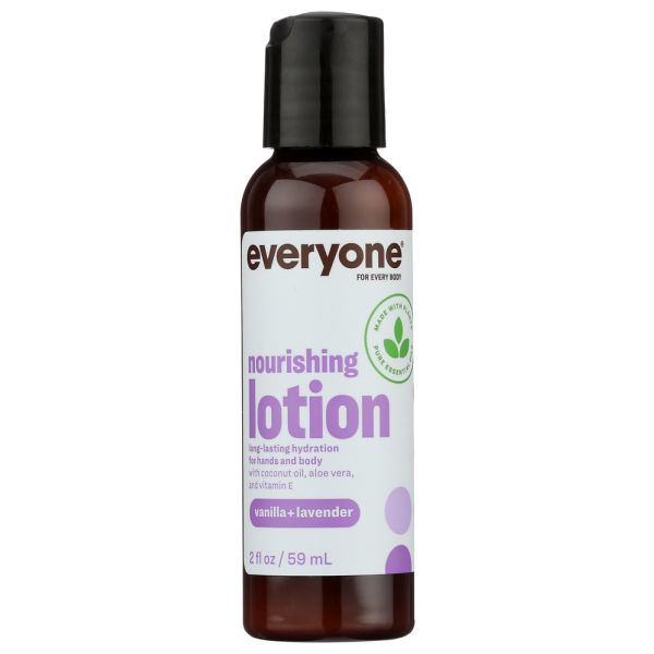 Everyone: Vanilla + Lavender Travel Size 2in1 Lotion, 2 fo