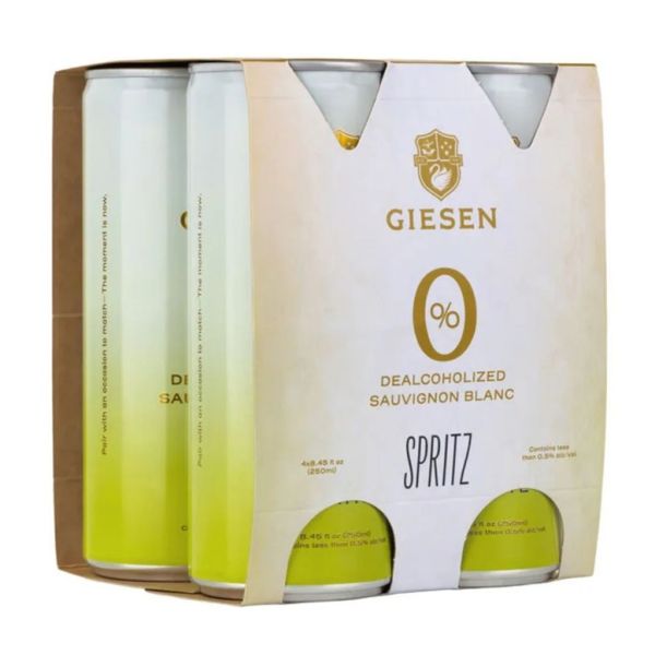 GIESEN 0 Percent: Spritz Sauvignon Blanc Non-Alcoholic Wine 4pk, 33.8 fo